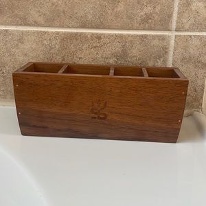 Sonia G Walnut Brush holder